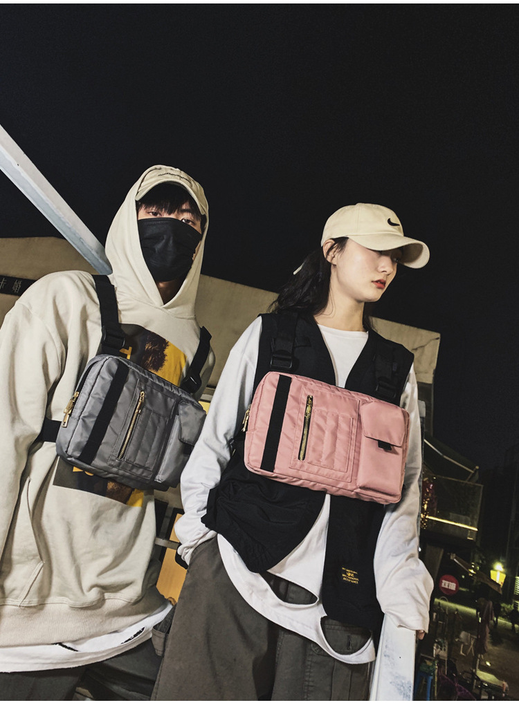 Internet Celebrity Same Style Function Combat Bag Ins Trendy Brand Crossbody Bag Men's Shoulder Multi-Functional Chest Bag Disco Jumping Vest Bag Internet Celebrity Same Style Function Combat Bag Ins Trendy Brand Crossbody Bag Men's Shoulder Multi-Functional Chest Bag Disco Jumping Vest Bag