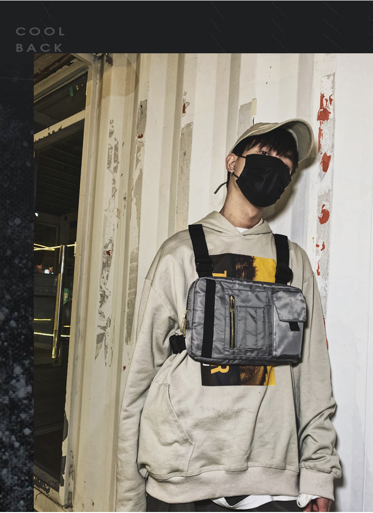 Internet Celebrity Same Style Function Combat Bag Ins Trendy Brand Crossbody Bag Men's Shoulder Multi-Functional Chest Bag Disco Jumping Vest Bag Internet Celebrity Same Style Function Combat Bag Ins Trendy Brand Crossbody Bag Men's Shoulder Multi-Functional Chest Bag Disco Jumping Vest Bag