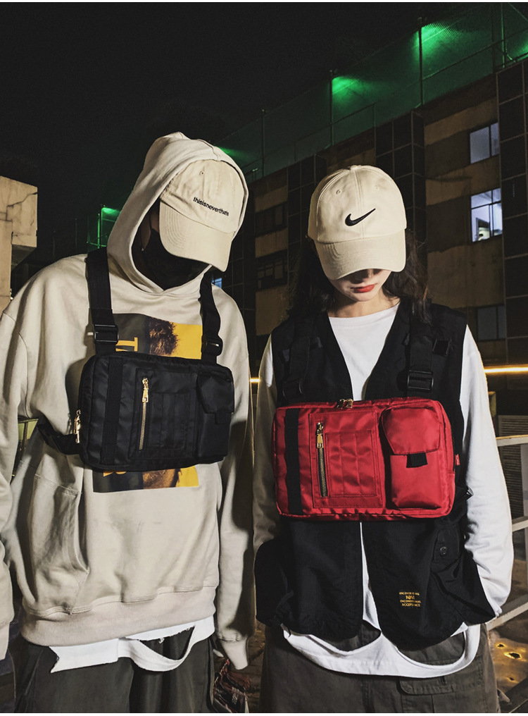 Internet Celebrity Same Style Function Combat Bag Ins Trendy Brand Crossbody Bag Men's Shoulder Multi-Functional Chest Bag Disco Jumping Vest Bag Internet Celebrity Same Style Function Combat Bag Ins Trendy Brand Crossbody Bag Men's Shoulder Multi-Functional Chest Bag Disco Jumping Vest Bag