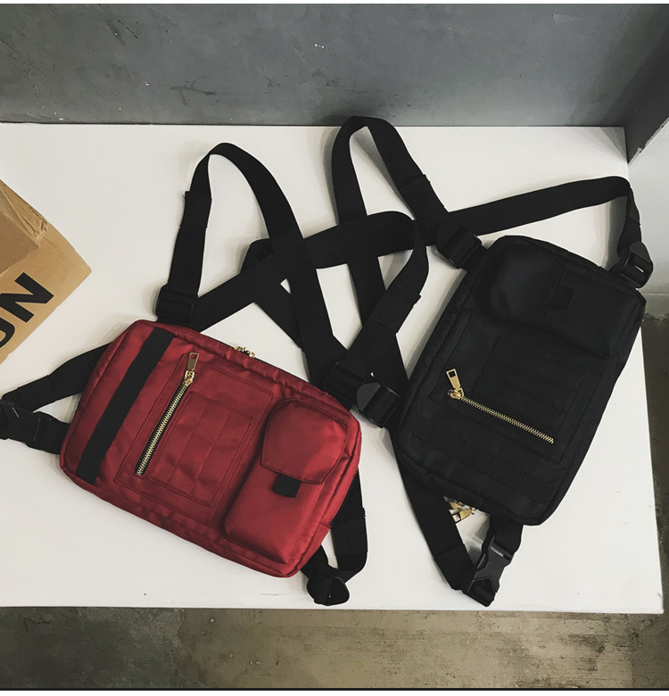 Internet Celebrity Same Style Function Combat Bag Ins Trendy Brand Crossbody Bag Men's Shoulder Multi-Functional Chest Bag Disco Jumping Vest Bag Internet Celebrity Same Style Function Combat Bag Ins Trendy Brand Crossbody Bag Men's Shoulder Multi-Functional Chest Bag Disco Jumping Vest Bag
