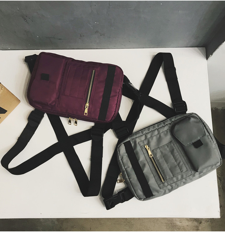 Internet Celebrity Same Style Function Combat Bag Ins Trendy Brand Crossbody Bag Men's Shoulder Multi-Functional Chest Bag Disco Jumping Vest Bag Internet Celebrity Same Style Function Combat Bag Ins Trendy Brand Crossbody Bag Men's Shoulder Multi-Functional Chest Bag Disco Jumping Vest Bag
