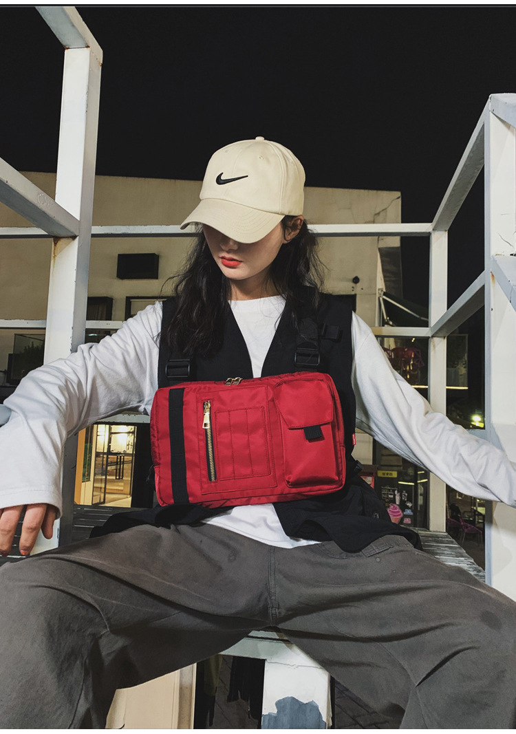 Internet Celebrity Same Style Function Combat Bag Ins Trendy Brand Crossbody Bag Men's Shoulder Multi-Functional Chest Bag Disco Jumping Vest Bag Internet Celebrity Same Style Function Combat Bag Ins Trendy Brand Crossbody Bag Men's Shoulder Multi-Functional Chest Bag Disco Jumping Vest Bag