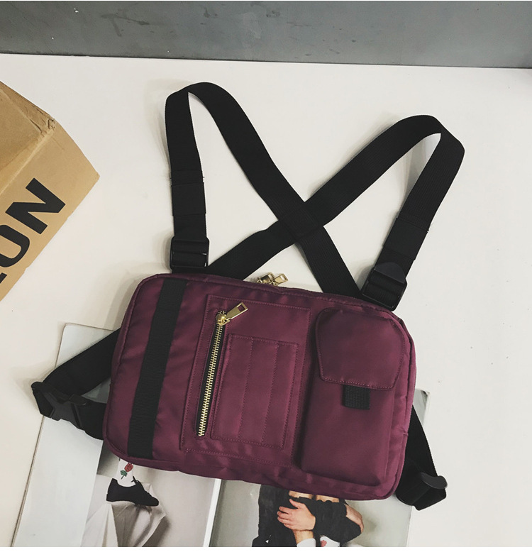 Internet Celebrity Same Style Function Combat Bag Ins Trendy Brand Crossbody Bag Men's Shoulder Multi-Functional Chest Bag Disco Jumping Vest Bag Internet Celebrity Same Style Function Combat Bag Ins Trendy Brand Crossbody Bag Men's Shoulder Multi-Functional Chest Bag Disco Jumping Vest Bag