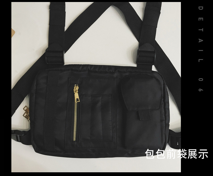 Internet Celebrity Same Style Function Combat Bag Ins Trendy Brand Crossbody Bag Men's Shoulder Multi-Functional Chest Bag Disco Jumping Vest Bag Internet Celebrity Same Style Function Combat Bag Ins Trendy Brand Crossbody Bag Men's Shoulder Multi-Functional Chest Bag Disco Jumping Vest Bag