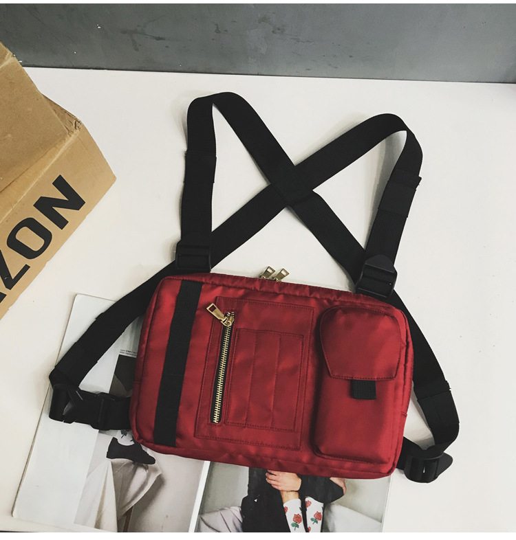 Internet Celebrity Same Style Function Combat Bag Ins Trendy Brand Crossbody Bag Men's Shoulder Multi-Functional Chest Bag Disco Jumping Vest Bag Internet Celebrity Same Style Function Combat Bag Ins Trendy Brand Crossbody Bag Men's Shoulder Multi-Functional Chest Bag Disco Jumping Vest Bag