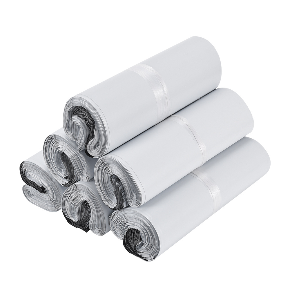 Qinxian White Express Bag Thick Clothing Express Packing Bag Logistics Packaging Bag Black Courier Bag Wholesale
