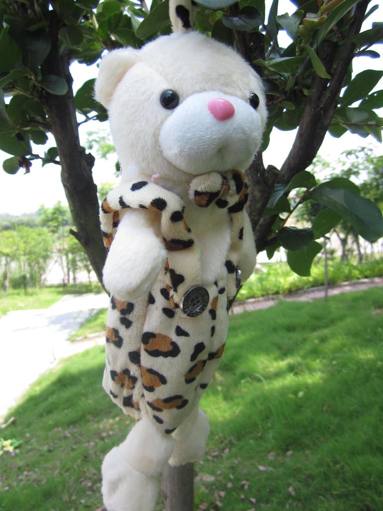 Stuffed plush animal pencil pen bag student bag NICI bags strap bag vest bag trade pencil case