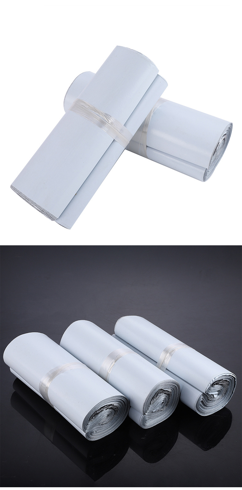 Express Envelope Thick White Express Package Bag Plastic Packing Bag Waterproof Bag PE Courier Bag Express Envelope Customized Free Shipping