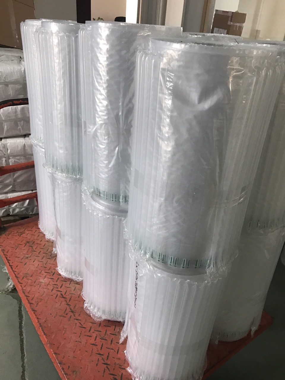 Air Column Bag Shockproof Packaging Bag Air Column Roll Air Column Bag Express Packaging Inflatable Column Anti-Collision Shock Absorber Foam Bubble Film
