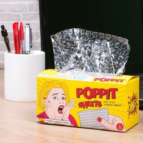Poppit Sheets Bubble Paper Tissue Toy Bubble Paper Mask Bubble Film Tissue Dispenser