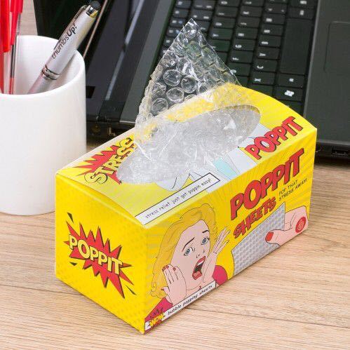Poppit Sheets Bubble Paper Tissue Toy Bubble Paper Mask Bubble Film Tissue Dispenser