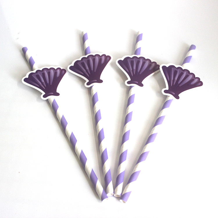 Ocean series of parties paper straw with card, drinking straw Ocean series of parties paper straw with card, drinking straw