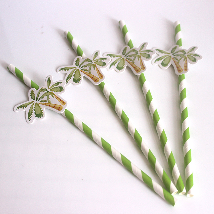 Ocean series of parties paper straw with card, drinking straw Ocean series of parties paper straw with card, drinking straw