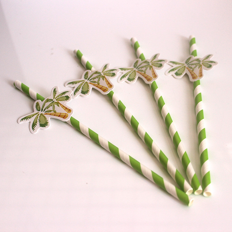 Ocean series of parties paper straw with card, drinking straw Ocean series of parties paper straw with card, drinking straw