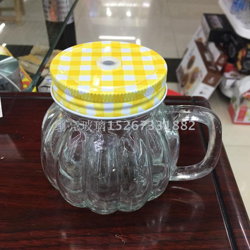 Water glass cup glass mason jar with printed drinking glass cup cup with straw Water glass cup glass mason jar with printed drinking glass cup cup with straw