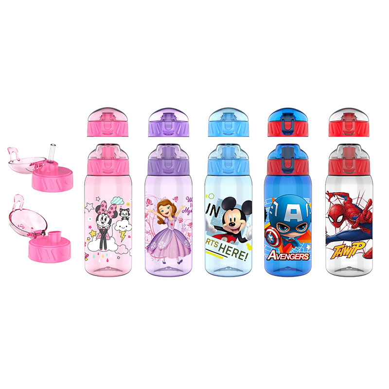 Children&#039;s Plastic Drinking Cup Straw Cup Learning Drinking Cup Students Portable drinking pot Auditing Prevention New