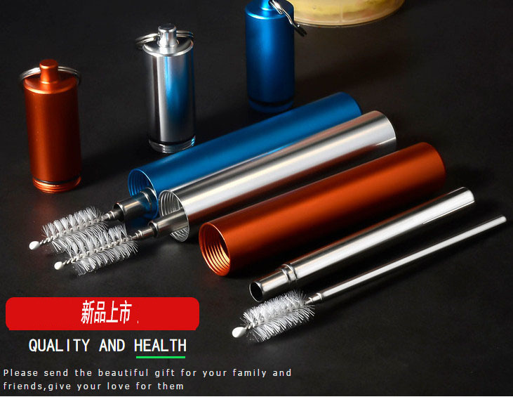 304 Stainless Steel Drinking Straw Colorful Titanium-Plated Milk Tea Straw Cross-Border Straw Factory Wholesale 304 Stainless Steel Drinking Straw Colorful Titanium-Plated Milk Tea Straw Cross-Border Straw Factory Wholesale