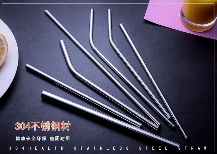 304 Stainless Steel Drinking Straw Colorful Titanium-Plated Milk Tea Straw Cross-Border Straw Factory Wholesale 304 Stainless Steel Drinking Straw Colorful Titanium-Plated Milk Tea Straw Cross-Border Straw Factory Wholesale
