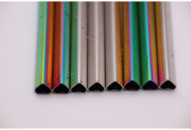 Whole Food Grade 304 Stainless Steel Straw Creative Cute Heart Shape Drinking Straw Peptide Plated Health Milk Tea Straw Whole Food Grade 304 Stainless Steel Straw Creative Cute Heart Shape Drinking Straw Peptide Plated Health Milk Tea Straw
