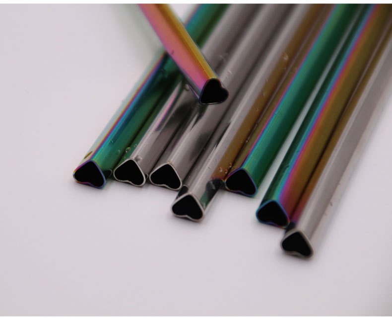 Whole Food Grade 304 Stainless Steel Straw Creative Cute Heart Shape Drinking Straw Peptide Plated Health Milk Tea Straw Whole Food Grade 304 Stainless Steel Straw Creative Cute Heart Shape Drinking Straw Peptide Plated Health Milk Tea Straw
