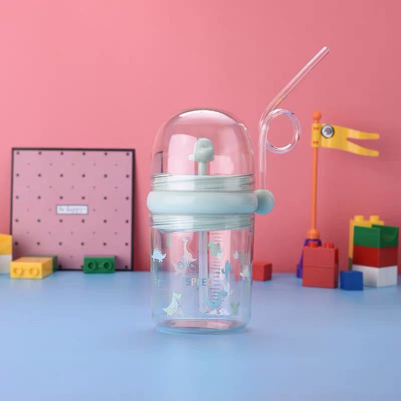 Influencer Whale Water Spray Cup Summer Children's Plastic Drinking Straw DropResistant Whale Cup for Toddler Students Influencer Whale Water Spray Cup Summer Children's Plastic Drinking Straw DropResistant Whale Cup for Toddler Students
