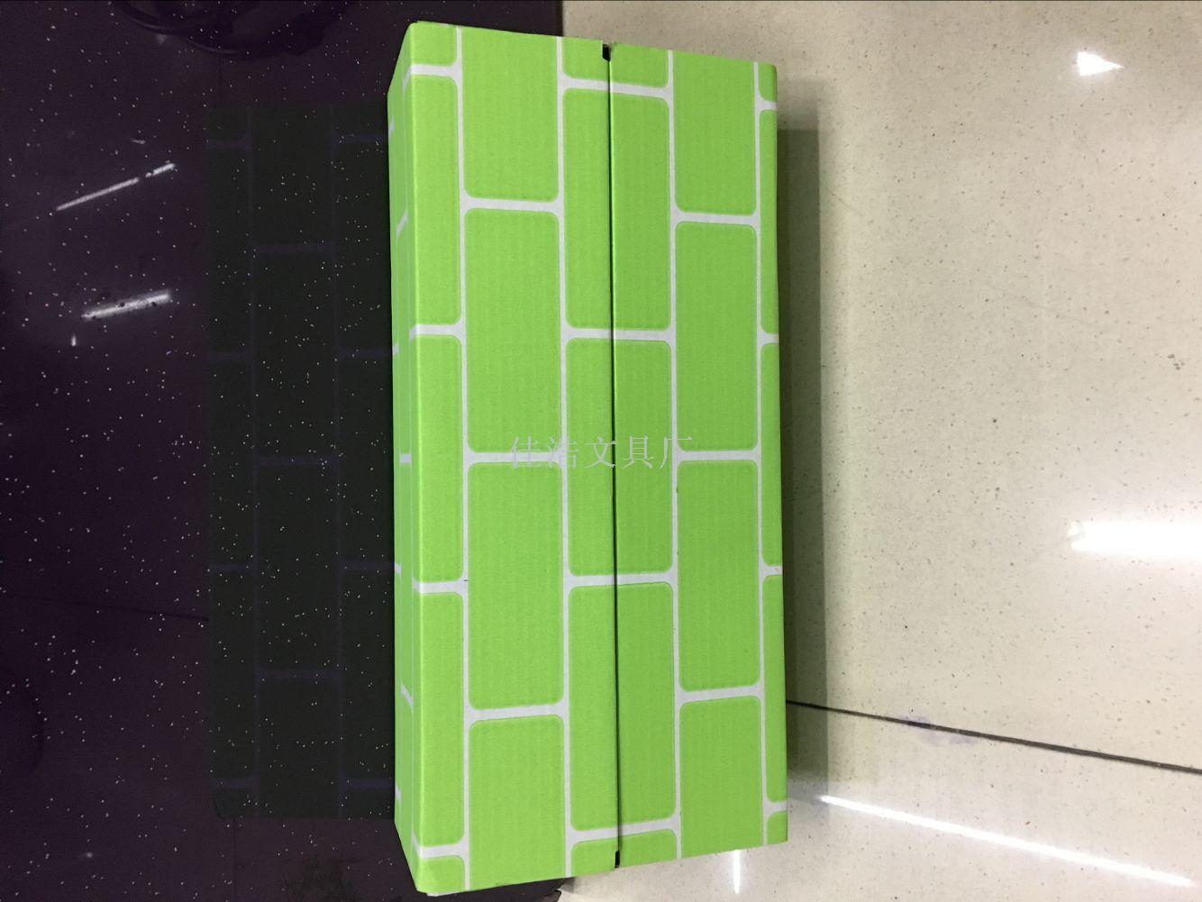Simple children corrugated wooden box.
