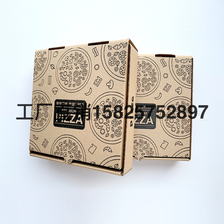 Pizza Box Paper Pizza Box Pizza Disposable Packaging 6-Inch 7-Inch 8-Inch 9-Inch 10-Inch 12-Inch Corrugated Cowhide Box