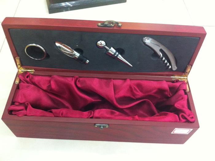 Bocan many original luxury leather box double red wine box