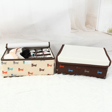 Corrugated nonwoven underwear storage box a six - piece set of foldable drawers socks storage box clothing storage box