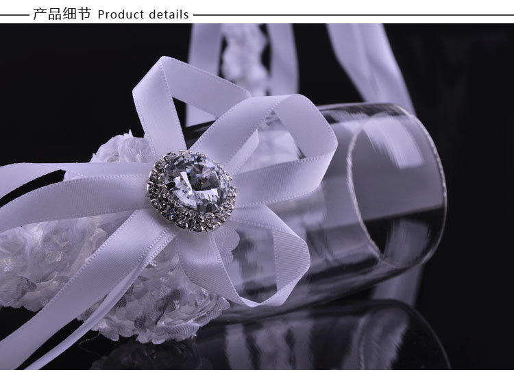 Europe and the United States creative wedding supplies transparent glass goblet red wine box set checking cake knife shovel wholesale