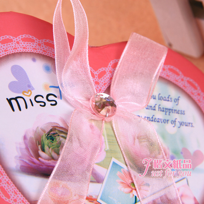 Lovely heart apple box fashionable creative gift box transparent heart box