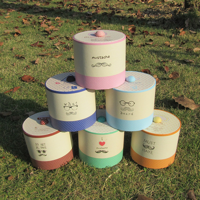 New Korean version of apple box lovely glasses beard candy box sundry storage box