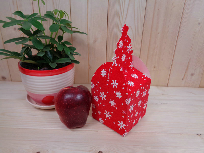 Currently Available Christmas Christmas Eve Fruit Gift Box Christmas Eve New Cartoon Portable Packing Box Christmas Apple Box