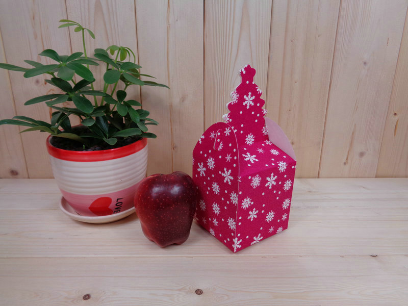 Currently Available Christmas Christmas Eve Fruit Gift Box Christmas Eve New Cartoon Portable Packing Box Christmas Apple Box