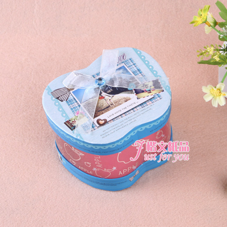 Korean version apple box fashion creative gift box Christmas candy box J3902