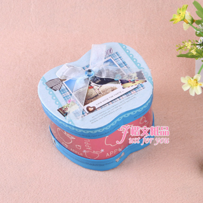 Korean version apple box fashion creative gift box Christmas candy box J3902