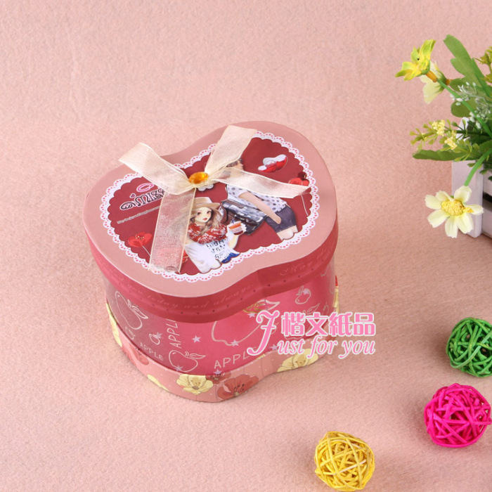 Korean version apple box fashion creative gift box Christmas candy box J3902