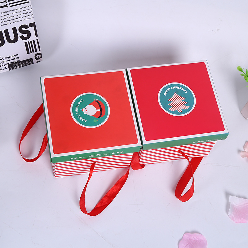 High - grade gift candy box paper box wholesale Christmas apple box gift bag wedding cake box