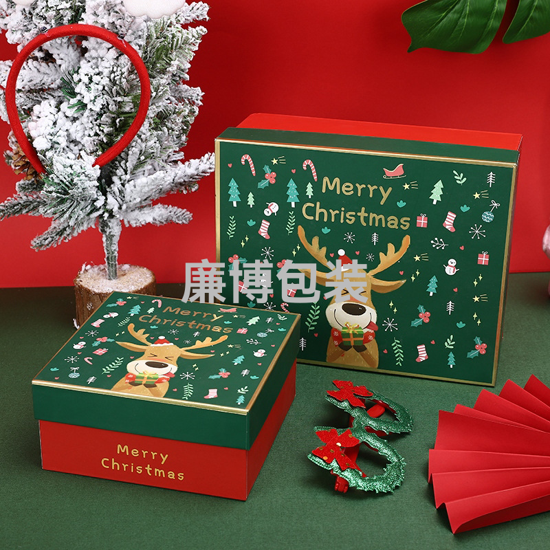 Christmas Apple Box Christmas Gift Box Christmas Eve Apple Gift Box Gift Box Packing Box Gift Box