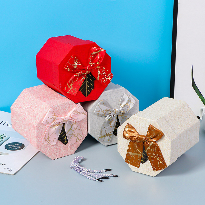 Wedding Gift Exquisite Candy Towel Gift Box European Portable Wedding Candies Box Apple Box Wedding Supplies Packing Box
