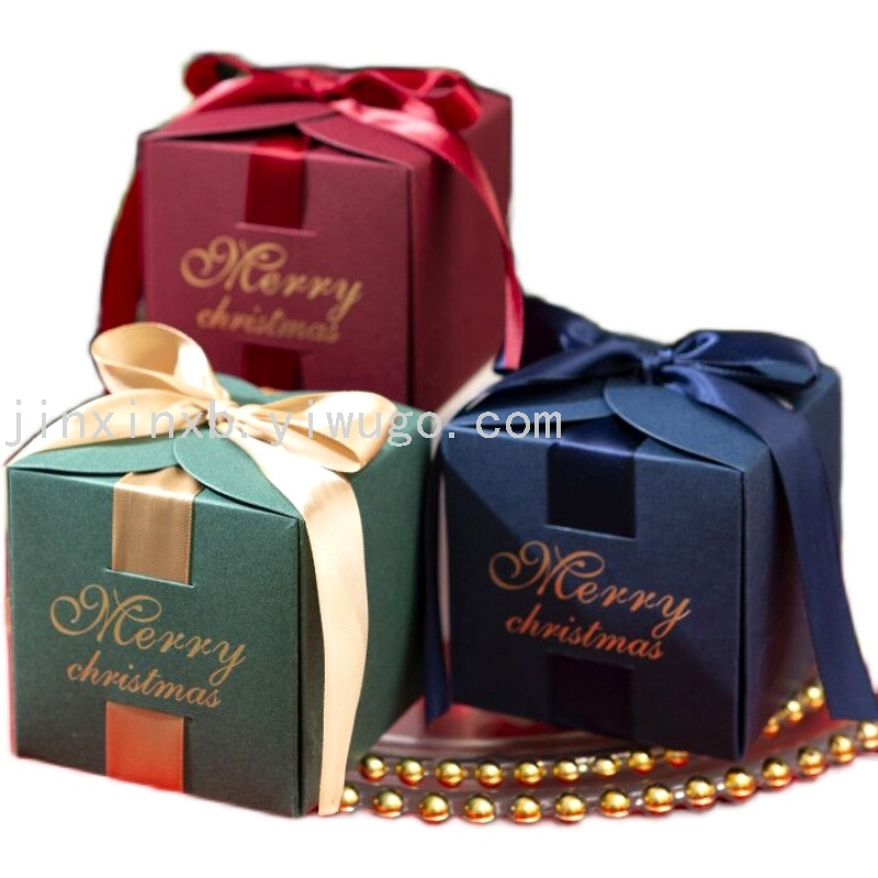 New Christmas Apple Box Custom Creative Christmas Eve Fruit Packaging Box Christmas Eve Christmas Gift Box