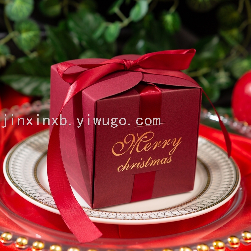 New Christmas Apple Box Custom Creative Christmas Eve Fruit Packaging Box Christmas Eve Christmas Gift Box
