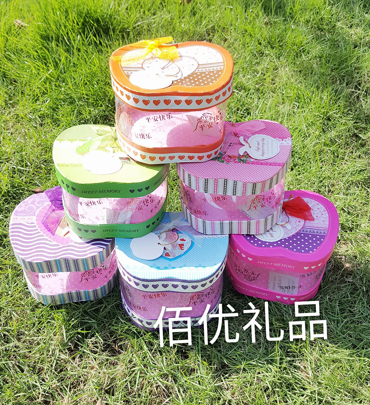 New custom-made Christmas apple box fresh side transparent apple box gift box manufacturer direct marketing
