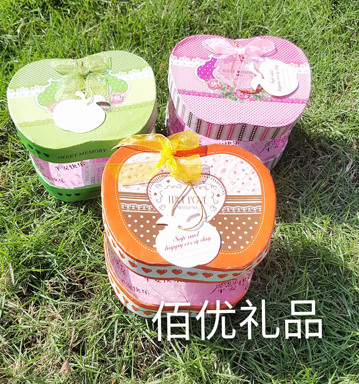 New custom-made Christmas apple box fresh side transparent apple box gift box manufacturer direct marketing