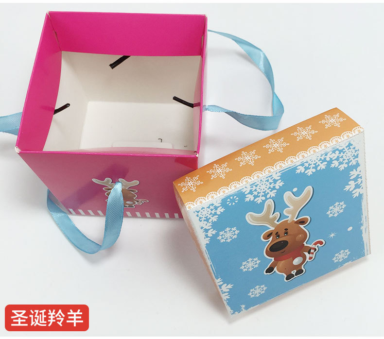Currently Available Wholesale Christmas Eve Apple Packaging Square Carton Gift Box Christmas Eve Box Christmas Apple Box