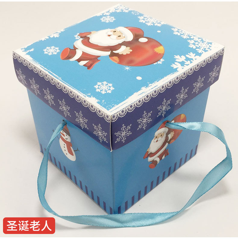 Currently Available Wholesale Christmas Eve Apple Packaging Square Carton Gift Box Christmas Eve Box Christmas Apple Box