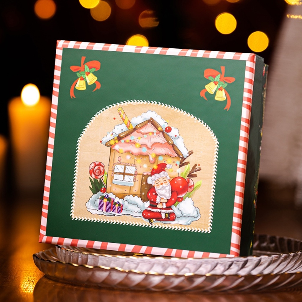 Green Christmas Box Christmas Eve Apple Box Christmas Gift Box Large Hat Scarf Packaging Box Green Christmas Box Christmas Eve Apple Box Christmas Gift Box Large Hat Scarf Packaging Box