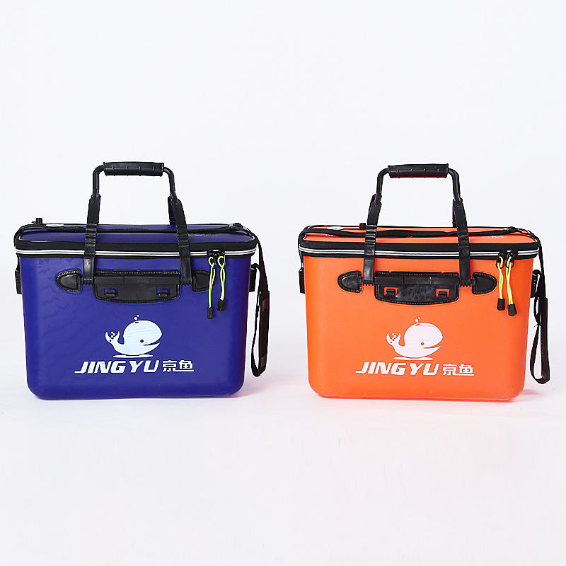 Factory Special Offer Eva Thickened Integral Molding Fishing Bucket Multi-Functional Live Fish Bucket Fishing Box Fishing Gear Supplies Wholesale