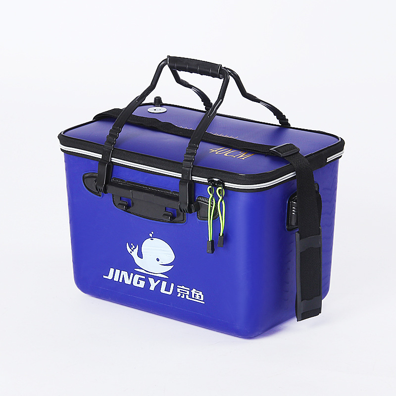 Factory Special Offer Eva Thickened Integral Molding Fishing Bucket Multi-Functional Live Fish Bucket Fishing Box Fishing Gear Supplies Wholesale