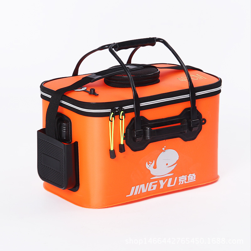 Factory Wholesale Eva Folding Thickening Fishing Bucket Fish Bucket Multi-Functional Fishing Box Fishing Gear Special Offer Live Fish Bucket